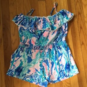 Lily Pulitzer Girls XL Romper/ Jumper